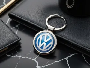 VW Anelli Chiave su Misura Metallo Durevole con Logo